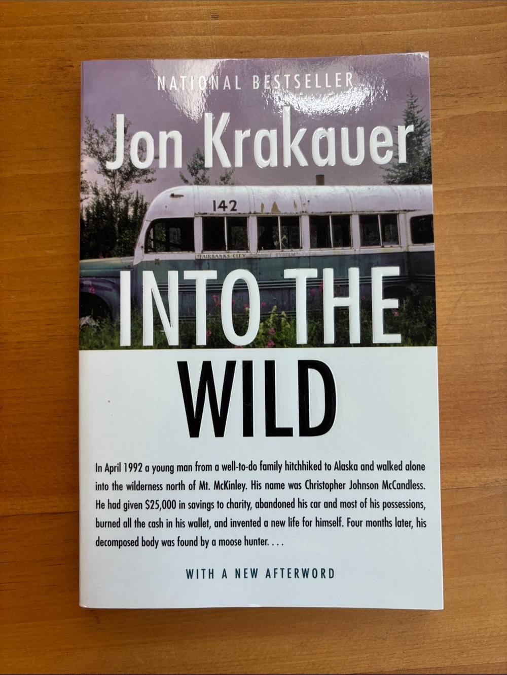 Into The Wild- paperback- LIKE NEW